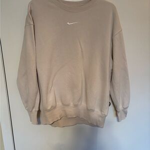 Nike Beige Crewneck Sweatshirt